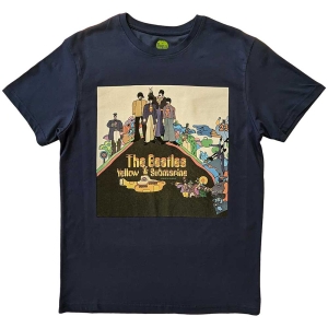 The Beatles - Yellow Submarine Album Cover Uni Denim i gruppen MERCH / T-Shirt / Rockoff_Nya April24 hos Bengans Skivbutik AB (5529018r)