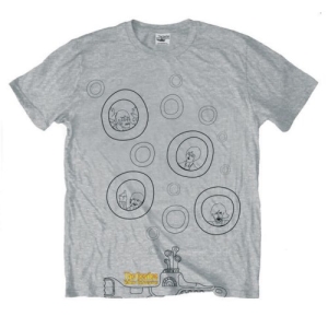 The Beatles - Bubbles Uni Grey i gruppen MERCH / T-Shirt / Rockoff_Nya April24 hos Bengans Skivbutik AB (5529028r)