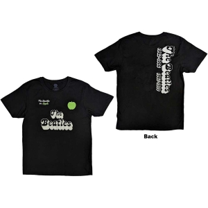 The Beatles - '70S Logo & Years Uni Bl i gruppen MERCH / T-Shirt / Rockoff_Nya April24 hos Bengans Skivbutik AB (5529035r)