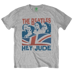 The Beatles - Windswept/Hey Jude Uni Grey i gruppen MERCH / T-Shirt / Rockoff_Nya April24 hos Bengans Skivbutik AB (5529043r)