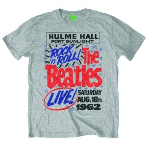 The Beatles - Rock N Roll Uni Grey i gruppen MERCH / T-Shirt / Rockoff_Nya April24 hos Bengans Skivbutik AB (5529044r)