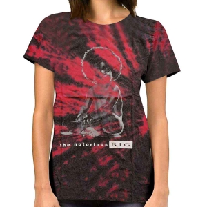 Biggie Smalls - Baby Biggie Uni Red Dip-Dye i gruppen MERCHANDISE / T-shirt / Hip Hop-Rap hos Bengans Skivbutik AB (5529453r)