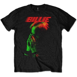 Billie Eilish - Hands Face Uni Bl i gruppen MERCH / T-Shirt / Rockoff_Nya April24 hos Bengans Skivbutik AB (5529466r)