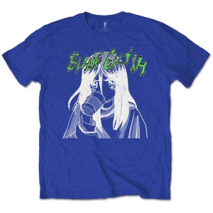 Billie Eilish - Anime Drink Uni Blue i gruppen MERCH / T-Shirt / Rockoff_Nya April24 hos Bengans Skivbutik AB (5529470r)