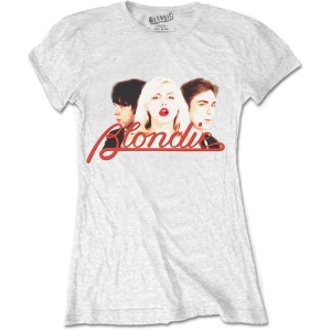 Blondie - Parallel Lines Halftone Lady Wht i gruppen MERCH / T-Shirt / Rockoff_Nya April24 hos Bengans Skivbutik AB (5529798r)