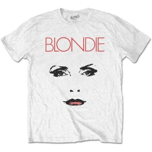 Blondie - Staredown Uni Wht i gruppen MERCH / T-Shirt / Rockoff_Nya April24 hos Bengans Skivbutik AB (5529802r)