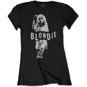 Blondie - Mic Stand Lady Bl i gruppen MERCH / T-Shirt / Rockoff_Nya April24 hos Bengans Skivbutik AB (5529803r)