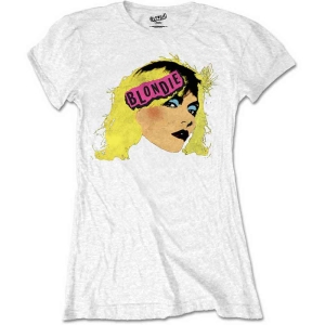 Blondie - Packaged Punk Logo Lady Wht i gruppen MERCH / T-Shirt / Rockoff_Nya April24 hos Bengans Skivbutik AB (5529808r)