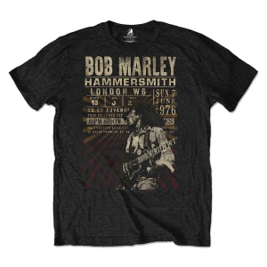 Bob Marley - Hammersmith '76 Uni Bl Eco i gruppen MERCHANDISE / T-shirt / Reggae hos Bengans Skivbutik AB (5529819r)