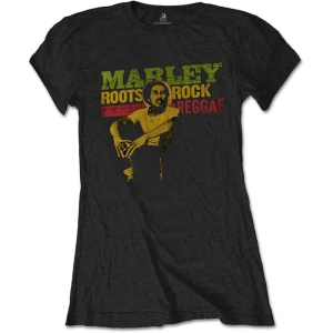 Bob Marley - Roots, Rock, Reggae Lady Bl i gruppen MERCHANDISE / T-shirt / Reggae hos Bengans Skivbutik AB (5529825r)