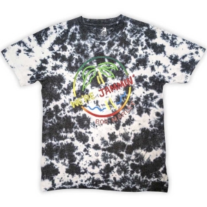 Bob Marley - Neon Sign Uni Wht Dip-Dye i gruppen MERCHANDISE / T-shirt / Reggae hos Bengans Skivbutik AB (5529831r)