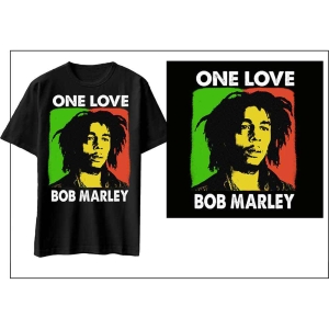 Bob Marley - One Love Uni Bl i gruppen MERCHANDISE / T-shirt / Reggae hos Bengans Skivbutik AB (5529836r)