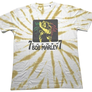 Bob Marley - '77 Uni Wht Dip-Dye i gruppen MERCHANDISE / T-shirt / Reggae hos Bengans Skivbutik AB (5529838r)