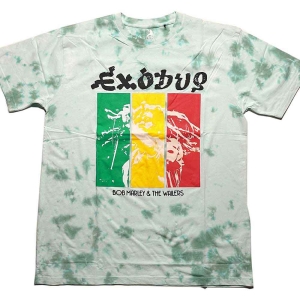 Bob Marley - Rasta Colours Uni Green Dip-Dye i gruppen MERCHANDISE / T-shirt / Reggae hos Bengans Skivbutik AB (5529842r)