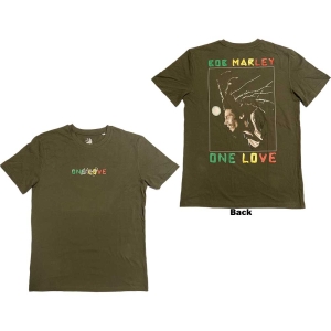 Bob Marley - One Love Dreads Uni Green i gruppen MERCHANDISE / T-shirt / Reggae hos Bengans Skivbutik AB (5530199r)