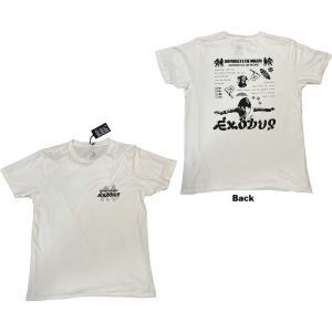 Bob Marley - Exodus Tracklist Uni Wht i gruppen MERCHANDISE / T-shirt / Reggae hos Bengans Skivbutik AB (5530200r)