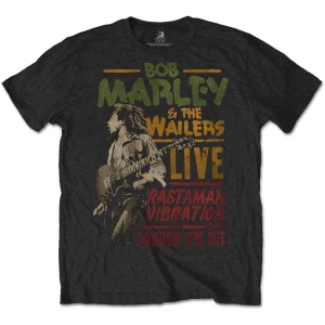 Bob Marley - Rastaman Vibration Tour 1976 Uni Bl i gruppen MERCHANDISE / T-shirt / Reggae hos Bengans Skivbutik AB (5530203r)