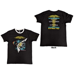 Boston - Us Tour '87 Ringer Uni Bl i gruppen MERCH / T-Shirt / Rockoff_Nya April24 hos Bengans Skivbutik AB (5530214r)