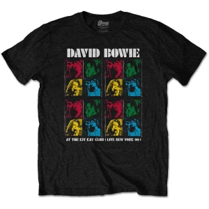 David Bowie - Kit Kat Klub Uni Bl i gruppen MERCH / T-Shirt / Rockoff_Nya April24 hos Bengans Skivbutik AB (5530216r)