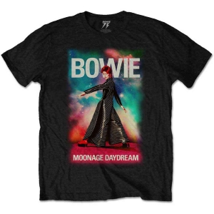 David Bowie - Moonage 11 Fade Uni Bl i gruppen MERCH / T-Shirt / Rockoff_Nya April24 hos Bengans Skivbutik AB (5530225r)