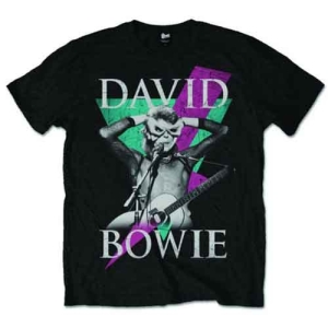 David Bowie - Thunder Uni Bl i gruppen MERCH / T-Shirt / Rockoff_Nya April24 hos Bengans Skivbutik AB (5530236r)