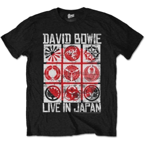 David Bowie - Live In Japan Uni Bl i gruppen MERCH / T-Shirt / Rockoff_Nya April24 hos Bengans Skivbutik AB (5530241r)