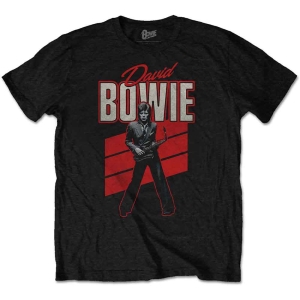 David Bowie - Red Sax Uni Bl i gruppen MERCH / T-Shirt / Rockoff_Nya April24 hos Bengans Skivbutik AB (5530253r)