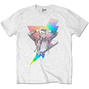 David Bowie - Holographic Bolt Uni Wht i gruppen MERCH / T-Shirt / Rockoff_Nya April24 hos Bengans Skivbutik AB (5530260r)