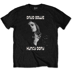 David Bowie - Hunky Dory 1 Uni Bl i gruppen MERCH / T-Shirt / Rockoff_Nya April24 hos Bengans Skivbutik AB (5530261r)