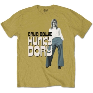 David Bowie - Hunky Dory 2 Uni Mustard i gruppen MERCH / T-Shirt / Rockoff_Nya April24 hos Bengans Skivbutik AB (5530262r)