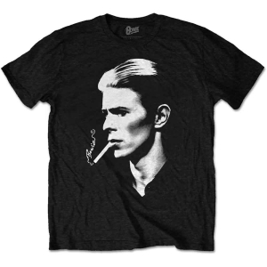 David Bowie - Smoke Uni Bl i gruppen MERCH / T-Shirt / Rockoff_Nya April24 hos Bengans Skivbutik AB (5530263r)