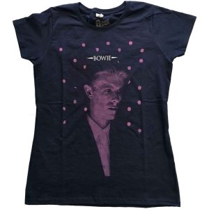 David Bowie - Dots Lady Navy  1 i gruppen MERCH / T-Shirt / Rockoff_Nya April24 hos Bengans Skivbutik AB (5530629r)