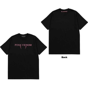 Blackpink - Pink Venom Logo Uni Bl i gruppen MERCH / T-Shirt / Rockoff_Nya April24 hos Bengans Skivbutik AB (5530641r)