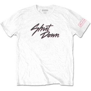 Blackpink - Shut Down Uni Wht i gruppen MERCH / T-Shirt / Rockoff_Nya April24 hos Bengans Skivbutik AB (5530645r)