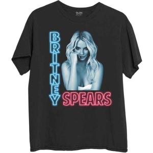 Britney Spears - Neon Light Uni Bl i gruppen MERCH / T-Shirt / Rockoff_Nya April24 hos Bengans Skivbutik AB (5530647r)