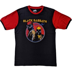 Black Sabbath - Never Say Die Uni Bl/Orange Raglan: i gruppen MERCH / T-Shirt / Rockoff_Nya April24 hos Bengans Skivbutik AB (5530661r)