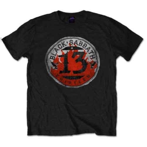 Black Sabbath - 13 Flame Circle Uni Bl i gruppen MERCH / T-Shirt / Rockoff_Nya April24 hos Bengans Skivbutik AB (5530664r)