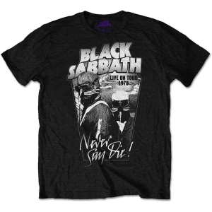 Black Sabbath - Never Say Die Grey Tone Uni Bl i gruppen MERCH / T-Shirt / Rockoff_Nya April24 hos Bengans Skivbutik AB (5530671r)