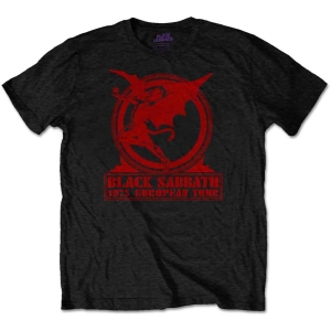 Black Sabbath - Europe '75 Uni Bl i gruppen MERCH / T-Shirt / Rockoff_Nya April24 hos Bengans Skivbutik AB (5530676r)