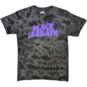 Black Sabbath - Wavy Logo Uni Bl Dip-Dye i gruppen MERCH / T-Shirt / Rockoff_Nya April24 hos Bengans Skivbutik AB (5530681r)