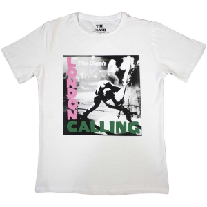 The Clash - London Calling Lady Wht i gruppen MERCHANDISE / T-shirt / Punk hos Bengans Skivbutik AB (5531088r)