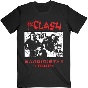 The Clash - Sandinista Tour Uni Bl i gruppen MERCH / T-Shirt / Rockoff_Nya April24 hos Bengans Skivbutik AB (5531092r)