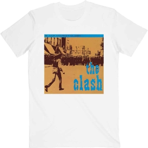 The Clash - Black Market Uni Wht i gruppen MERCH / T-Shirt / Rockoff_Nya April24 hos Bengans Skivbutik AB (5531094r)