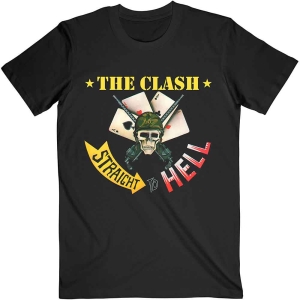 The Clash - Straight To Hell Single Uni Bl i gruppen MERCH / T-Shirt / Rockoff_Nya April24 hos Bengans Skivbutik AB (5531098r)