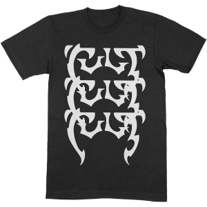 The Cult - Repeating Logo Uni Bl i gruppen MERCHANDISE / T-shirt / Metal hos Bengans Skivbutik AB (5531105r)