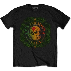 Cypress Hill - South Gate Logo & Leaves Uni Bl i gruppen MERCHANDISE / T-shirt / Hip Hop-Rap hos Bengans Skivbutik AB (5531110r)