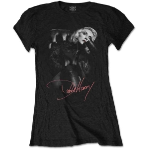 Debbie Harry - Leather Girl Lady Bl i gruppen MERCH / T-Shirt / Rockoff_Nya April24 hos Bengans Skivbutik AB (5531355r)