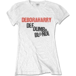 Debbie Harry - Def, Dumb & Blonde Lady Wht i gruppen MERCH / T-Shirt / Rockoff_Nya April24 hos Bengans Skivbutik AB (5531361r)