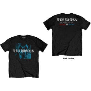 Deftones - Static Skull Uni Bl i gruppen MERCH / T-Shirt / Rockoff_Nya April24 hos Bengans Skivbutik AB (5531370r)