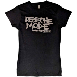 Depeche Mode - People Are People Lady Bl i gruppen MERCH / T-Shirt / Rockoff_Nya April24 hos Bengans Skivbutik AB (5531373r)